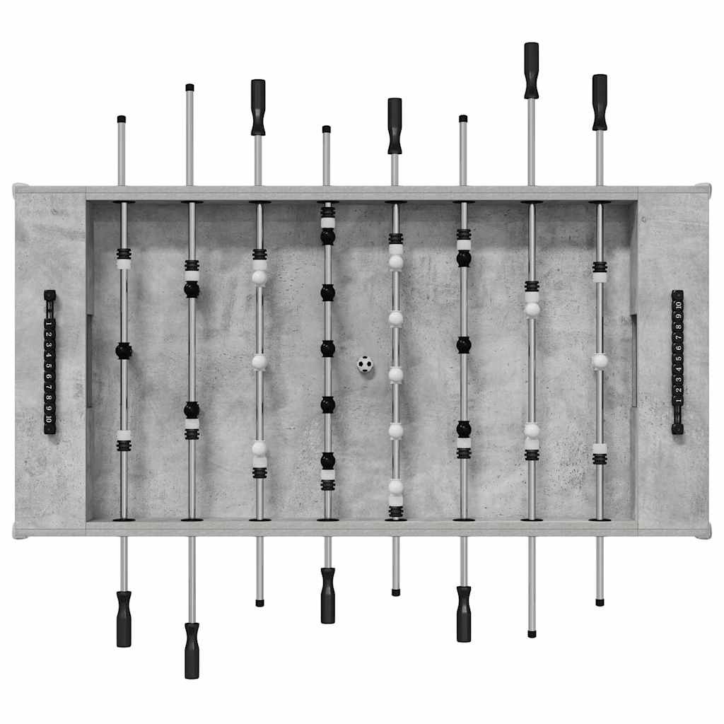 Τραπέζι Φουτμπολ Σκυρόχρωμο Γκρι 146,5 x 74 x 85 εκ.