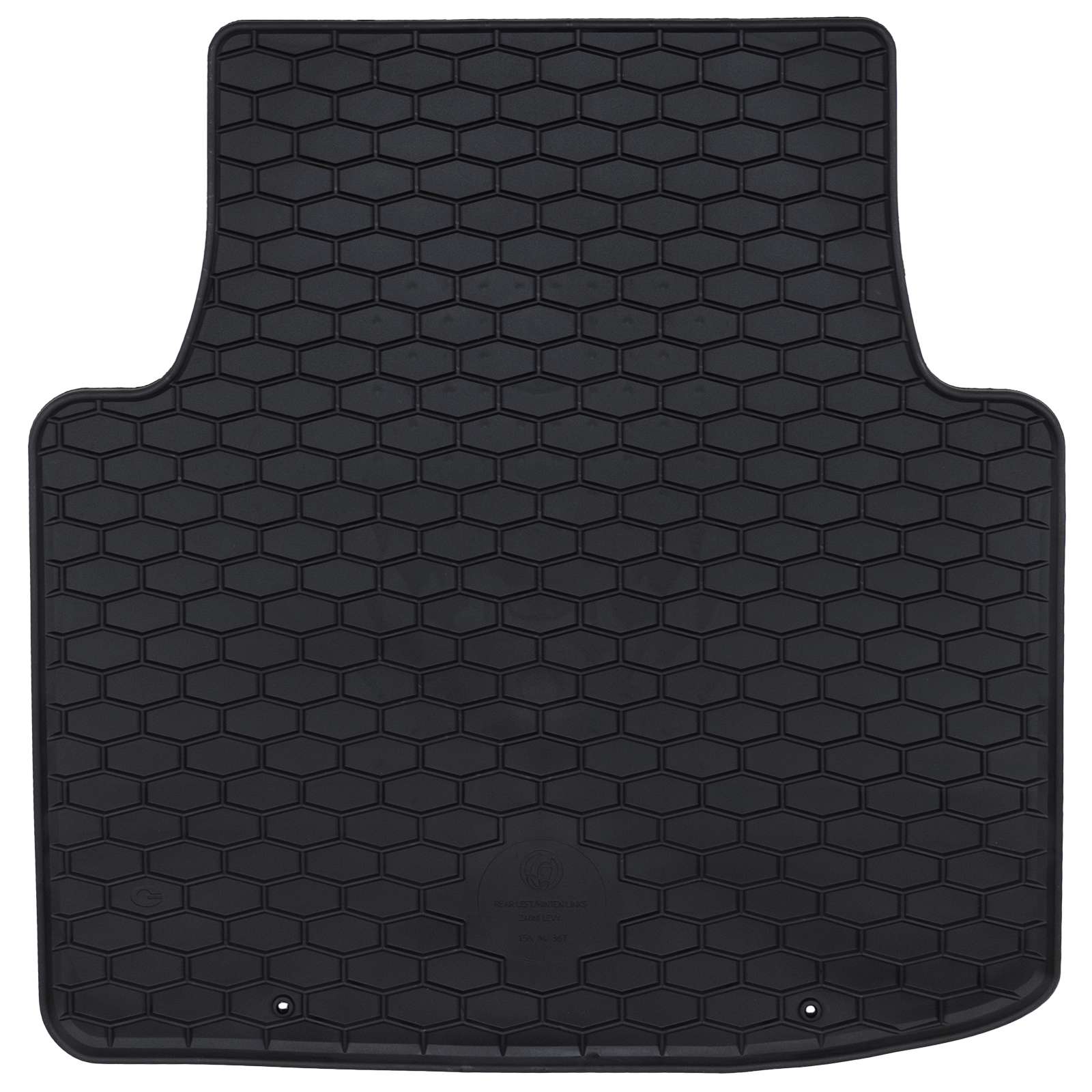 Πατάκι αυτοκινήτου 4 pcs Μαύρο Λάστιχο