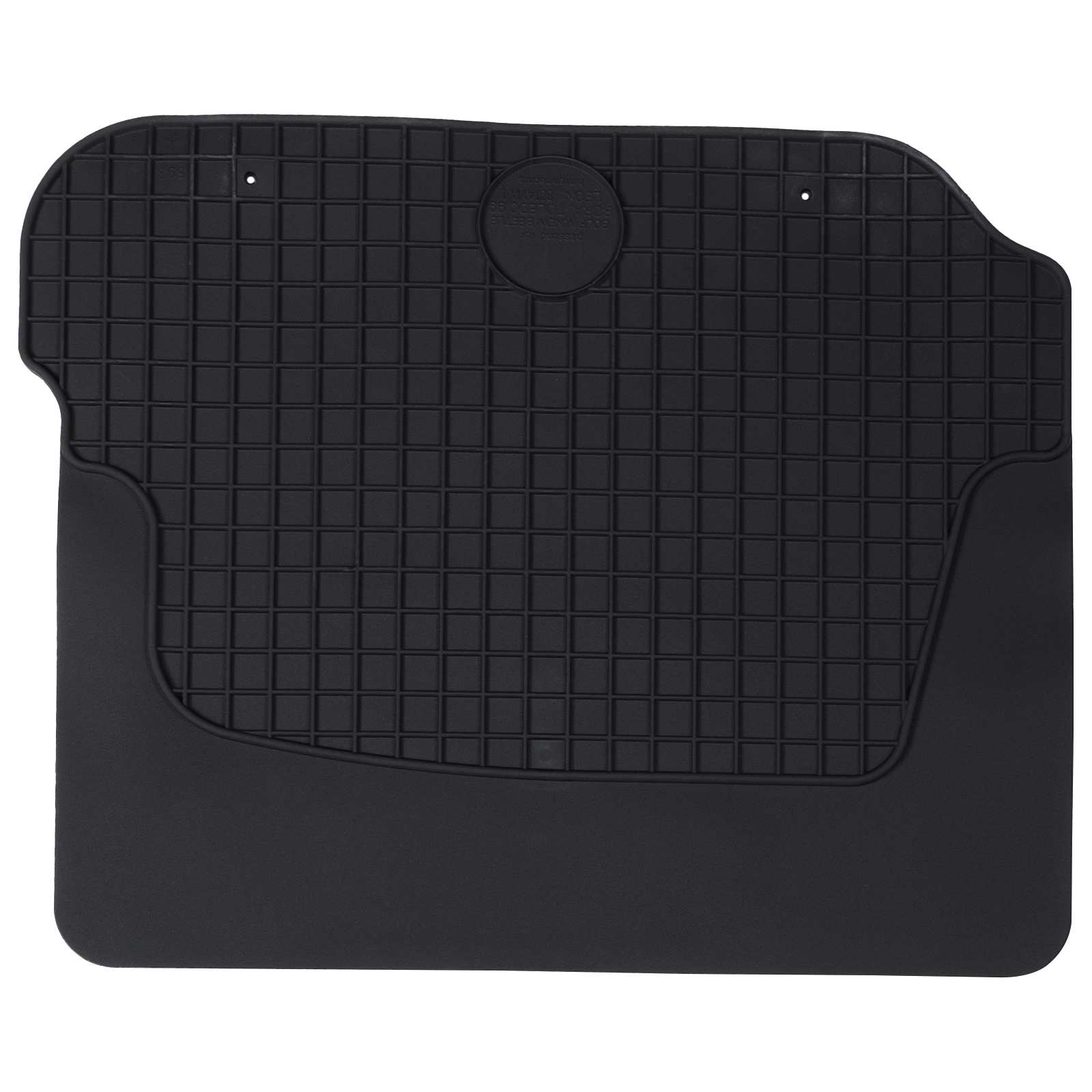 Πατάκι αυτοκινήτου 4 pcs Μαύρο Λάστιχο