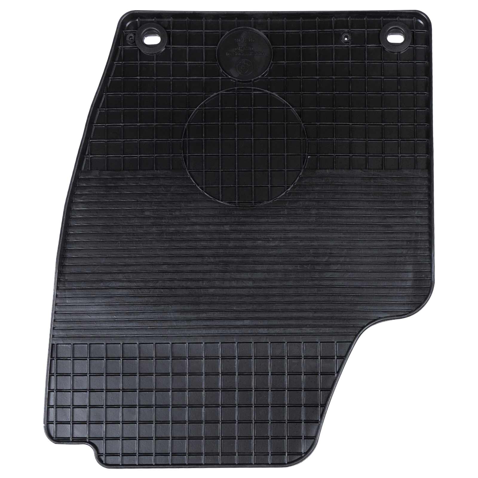 Πατάκι αυτοκινήτου 4 pcs Μαύρο Λάστιχο