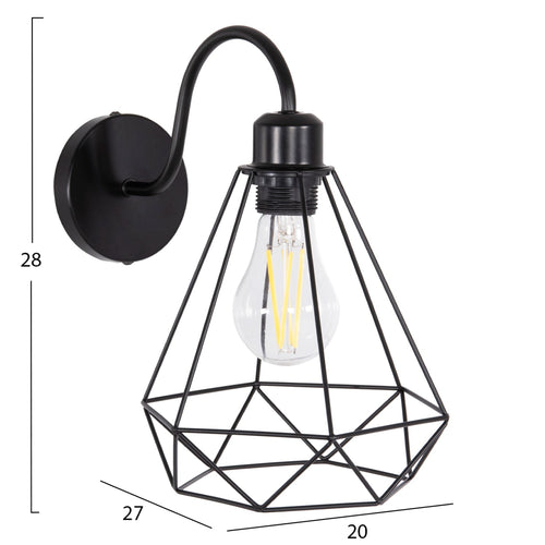 ΑΠΛΙΚΑ ΤΟΙΧΟΥ MILID HM4468 ΜΕΤΑΛΛΟ ΣΕ ΜΑΥΡΟ 20x27x28Υεκ.